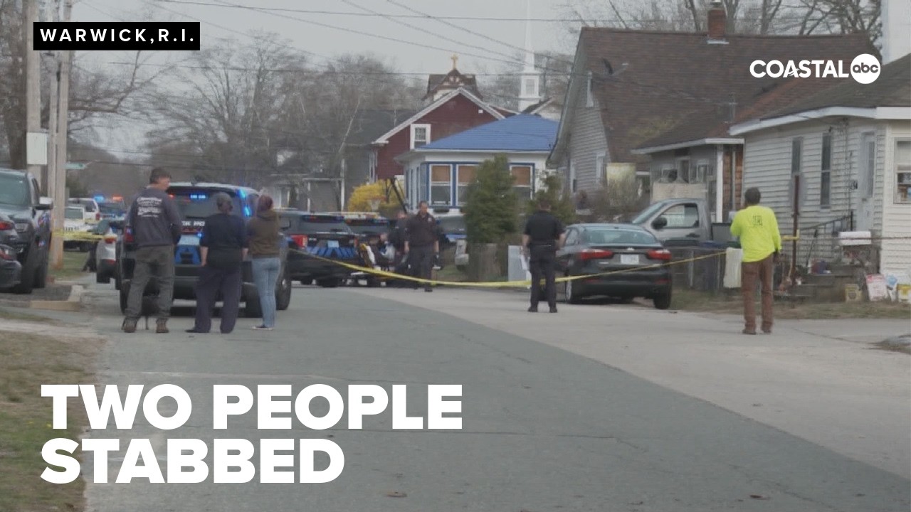 Man taken into custody after double stabbing in Warwick - YouTube