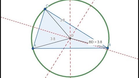 Geogebra -video 4 construct circumcircle to a triangle (@romualdo1469)