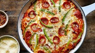 My Secret for AMAZING Pizza in a Cast Iron Pan (15-Minute Recipe!)