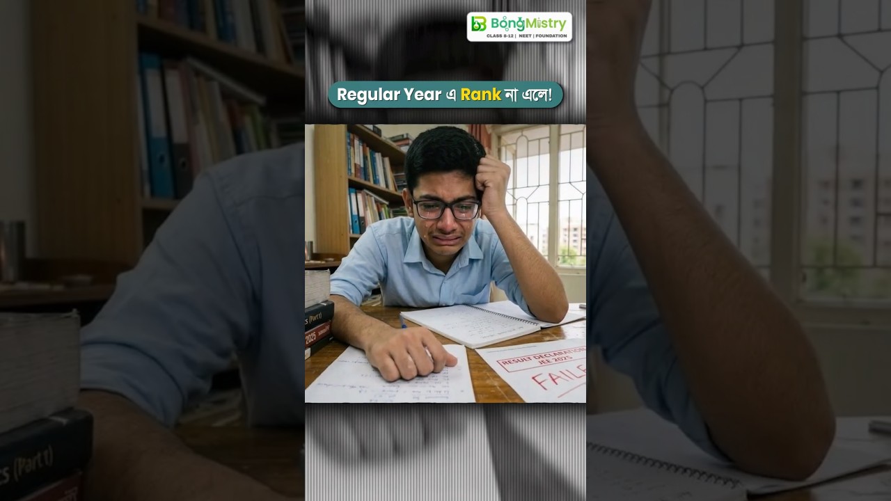 Regular year এ rank miss❓#bongmistry #examtips #nkdsir #careerguidance