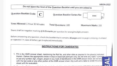ossc Amin computer unofficial awareness answer key 2023