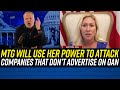 Marjorie Taylor Greene PROMISES TO HARASS COMPANIES That Stopped Advertising on One America News!