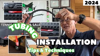Racquet Stringing [Tubing Installation - Tips & Techniques | 2024 Update]