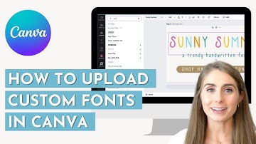 HOW TO UPLOAD CUSTOM FONTS TO CANVA (2 ways!!) // How to Upload Free Fonts to Canva
