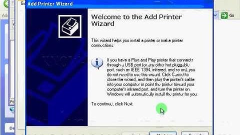 Windows XP  Sharing files and printers