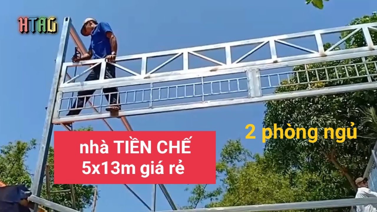NHÀ TIỀN CHẾ GIÁ RẺ ĐẸP 5X13M TẠI HỮU THANH AG