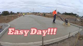 Another One Down! Laneway Pour & Power Troweling