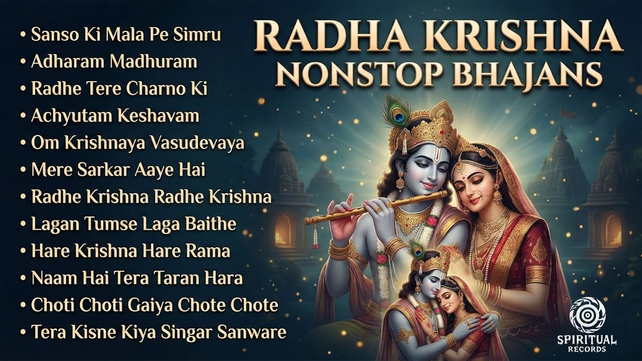 Radha Krishna Bhajan Jukebox | Nonstop Bhakti Songs | Man Ko Shanti Milne Wale Bhajan