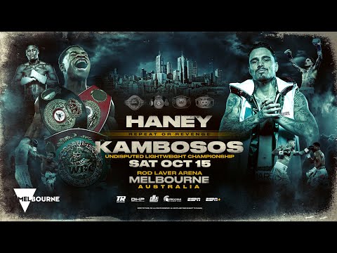 Devin Haney vs George Kambosos 2 Kickoff Press Conference