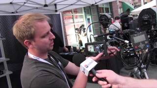 Cine Gear 2011: Letus Direct - Panasonic AF100 rig and lens mount