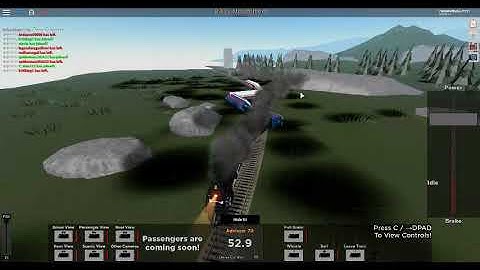 ROBLOX Rails Unlimited REMASTERED: Polar Express Skidding FAILED!!!!!!!!!!!!!!!!!!!!!!! |:-(