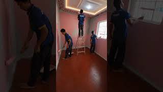 Renovasi ruangan wanita cantik oleh jin baik  #timelapse  #renovasi #asmr