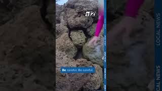 Officer rescues missing child with autism from rocky Florida shoreline