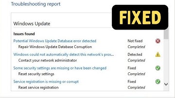 How to Fix Potential Windows Update Database Error Detected On Windows 11