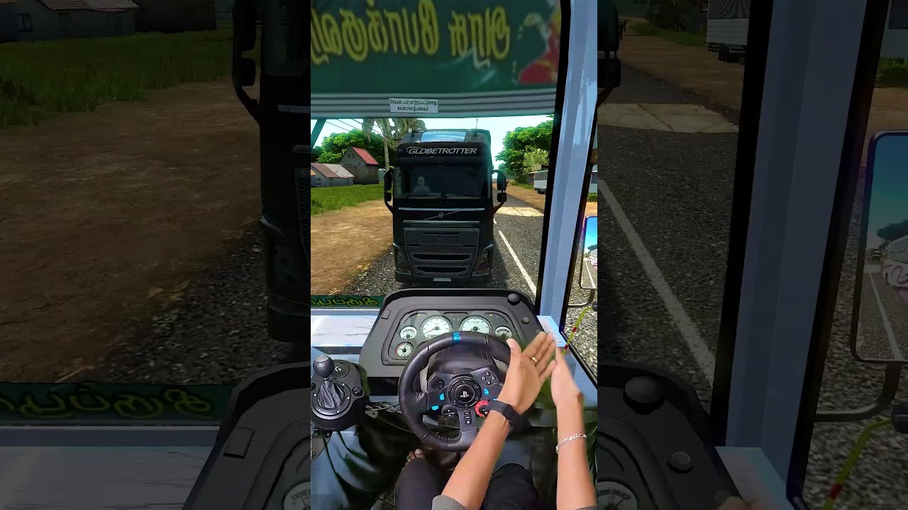 Idiots on road Volvo Truck Driver Eurotruck Simulator2 tamil bus game 