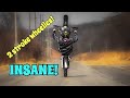 INSANE 12 O&#39;clock Wheelies YZ250 / Funny Moments / Fails