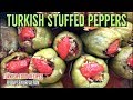 Turkish Stuffed Green Peppers "Biber Dolmasi" - Traditional Turkish Cuisine