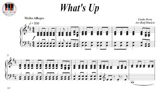 What's Up - 4 Non Blondes, Piano Sheet Music