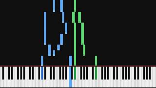 Herbert Oakeley - Again as evening's shadow falls | Piano Visualization