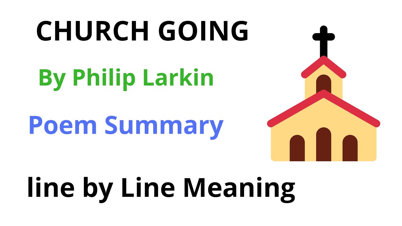 church going poem summary