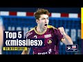 Handball   les plus gros tirs    top 5 missiles liquimolystarligue