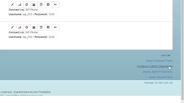 Configure Custom Dispositions - USA Dialer Services Tutorial