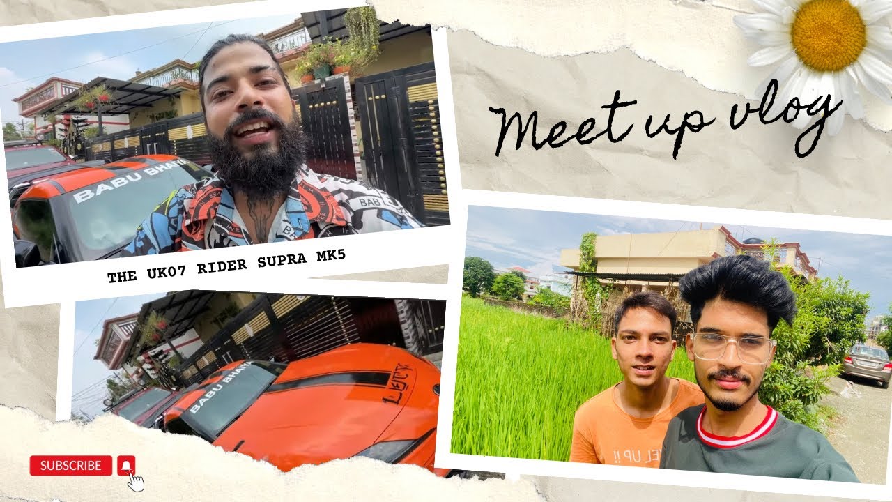Babu Bhaiya Home Vlog 🏡 ️|| @TheUK07Rider The Uk07 Rider Meet-Up Vlog # ...