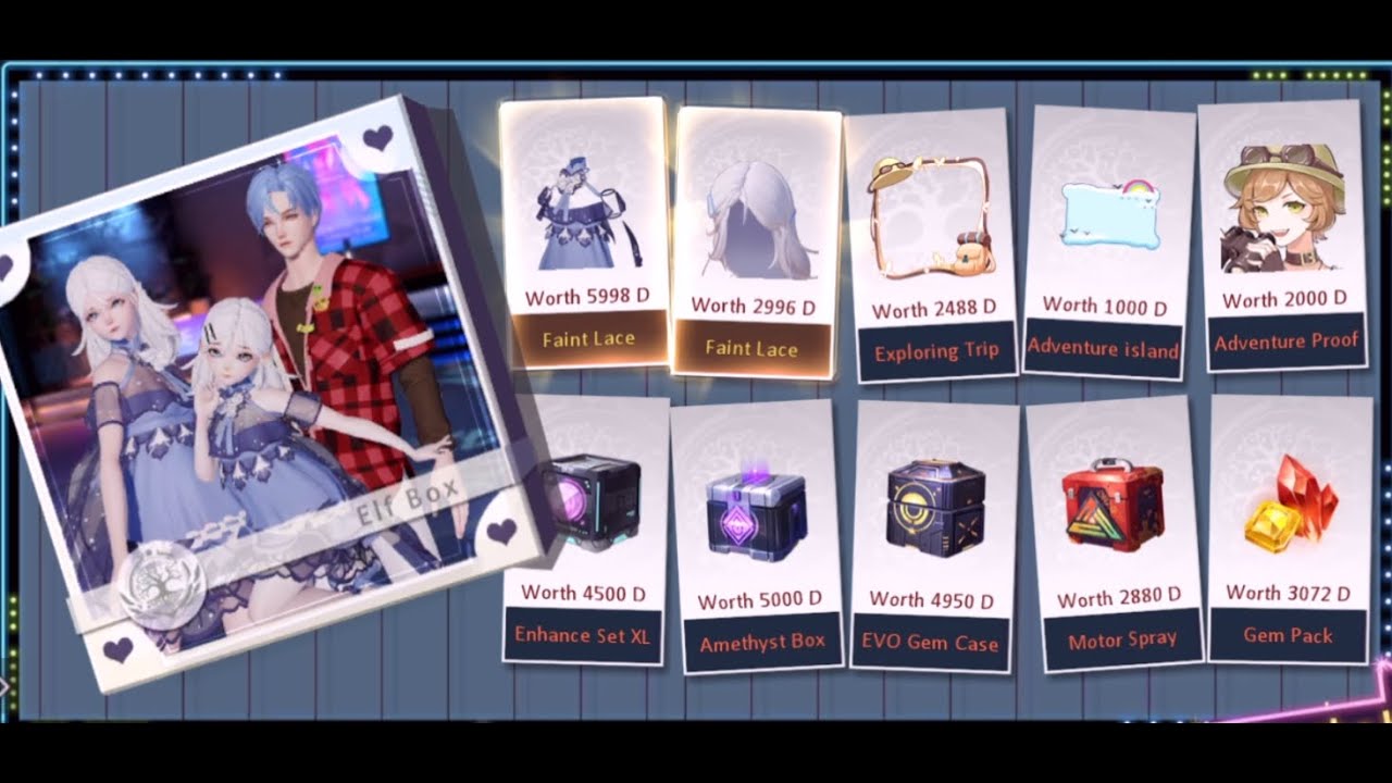 Buka Semua Elf Box Kostum Faint Lace Imut - Dragon Raja US