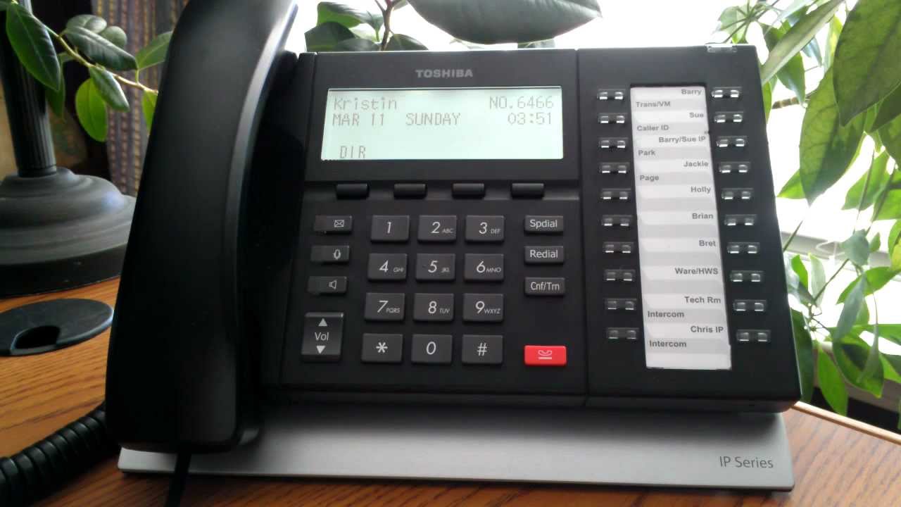 How To Transfer A Call To Voicemail Using Toshiba Telephones Acc Telecom Video