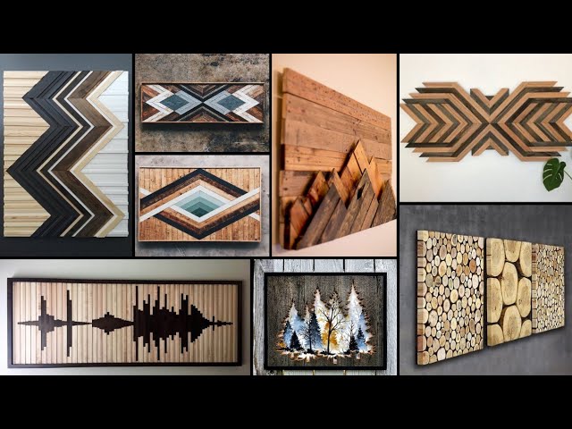 How To Build Scrap Wood Wall Art Made From Walnut & Maple — Crafted Workshop