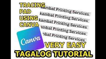 PAANO GUMAWA NG TRACING PAD USING CANVA | TAGALOG TUTORIAL | PRINTING IDEAS | KPS