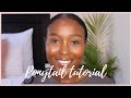 Ponytail tutorial | Alibelle Brazilian curly hair on 4c hair | South African Youtuber