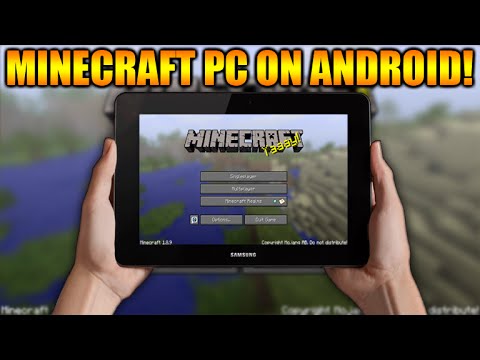 How To Play Minecraft Pc On Any Android Tablet Or Phone Tutorial Download Link Youtube