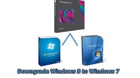 Downgrade Windows 8 to Windows 7 by Britec