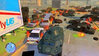 GTA 4 TBOGT: Luis Lopez’s Epic APC Tank Rampage & 6-Star Police Escape in Liberty City - # 15