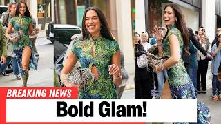 Dua Lipa Dazzles in Butterfly Print Look at Selfridges Skincare Pop Up Launch | Entertainment