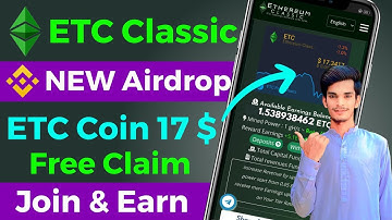Ethereum Classic Airdrop | Ethereum Classic Mining | New Crypto Earning Website | ETC Coin