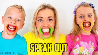 Speak out challenge with Mom | Gaby and Alex Show