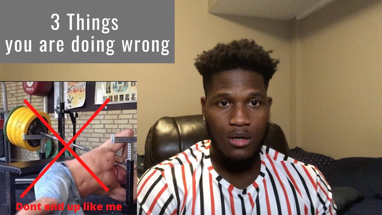 My First Video! 3 THINGS YOU ARE DOING WRONG IN THE GYM - YouTube