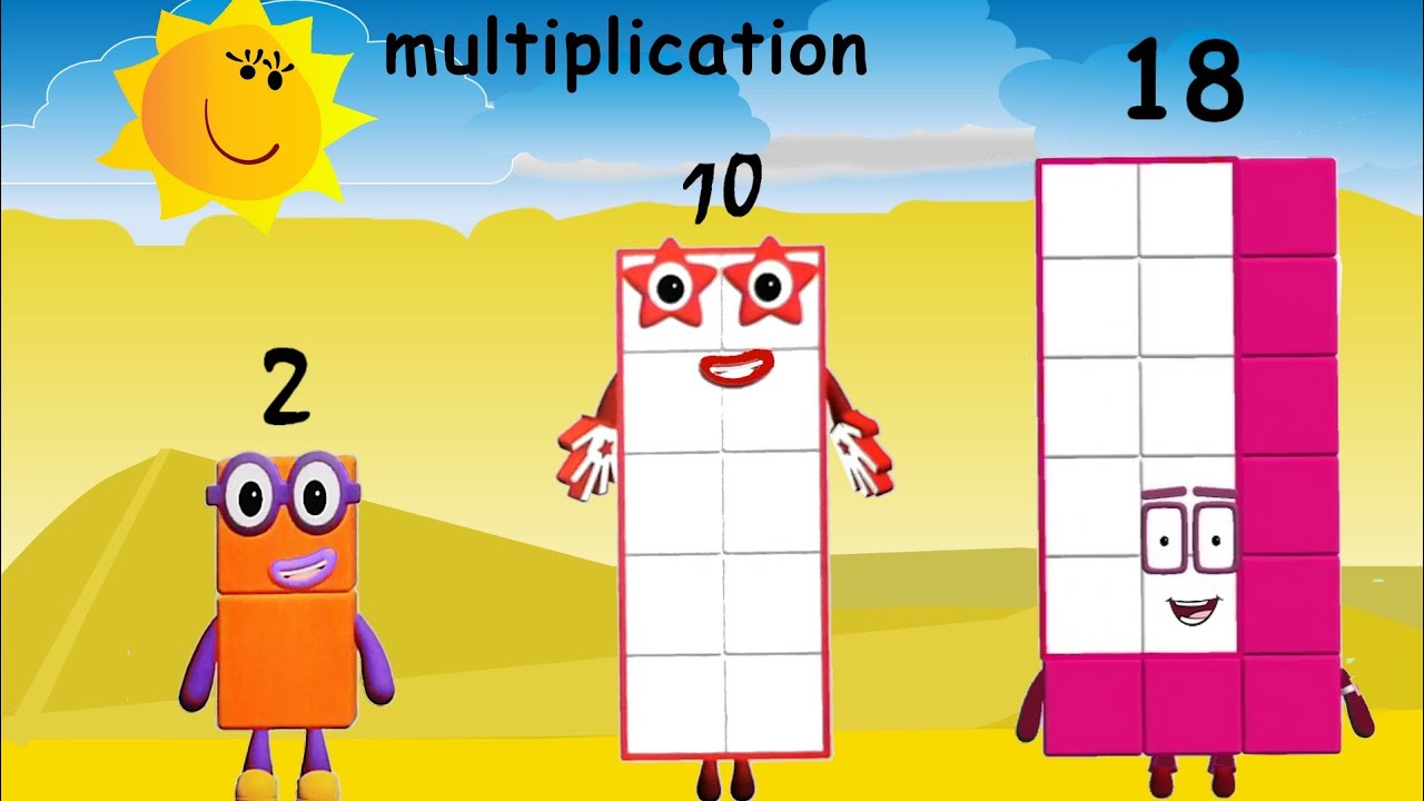 Numberblocks Multiplying By Two 2 Times Table Counting By Multiples