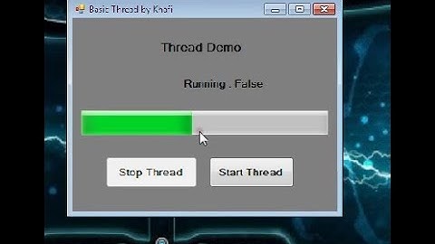 Basic Thread in VB.Net