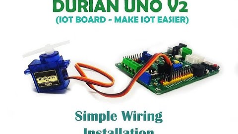 DURIAN UNO V2 - ENHANCEMENT OF ARDUINO UNO FOR IOT PROJECT EDUCATION, Arduino RC Servo Controller