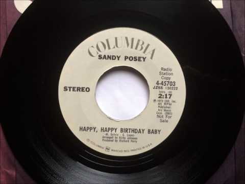 Sandy Posey — Happy Happy Birthday , Sandy Posey , 1972