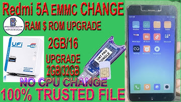 REDMI 5A EMMC CHANGE 100% Working Method Redmi 5A Without CPU  Change process  Step By Step