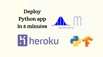 Deploy Python app on Heroku Cloud in 5 minutes | FastAPI & Tensorflow