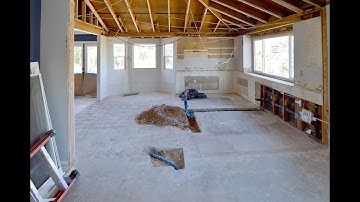 Moisture Testing a Concrete Floor.