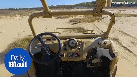 British Army tests robotic vehicles for the first time - Daily Mail