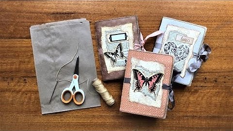 PAPER BAG Junk Journal TUTORIAL (Step-by-step DIY)