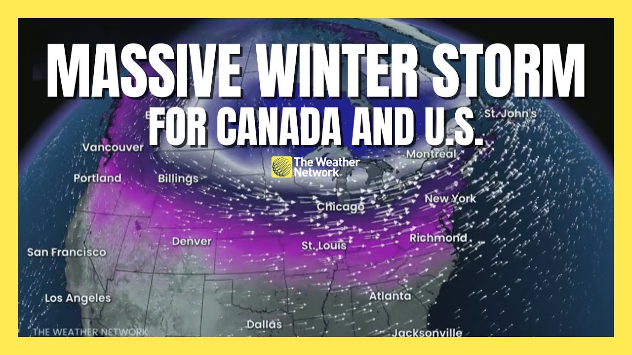 Massive Winter Storm Threatens Millions in Canada and U.S. | #forecast ...