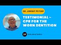 Testimonial about CPR for the Worn Dentition Course | Dental Online Training